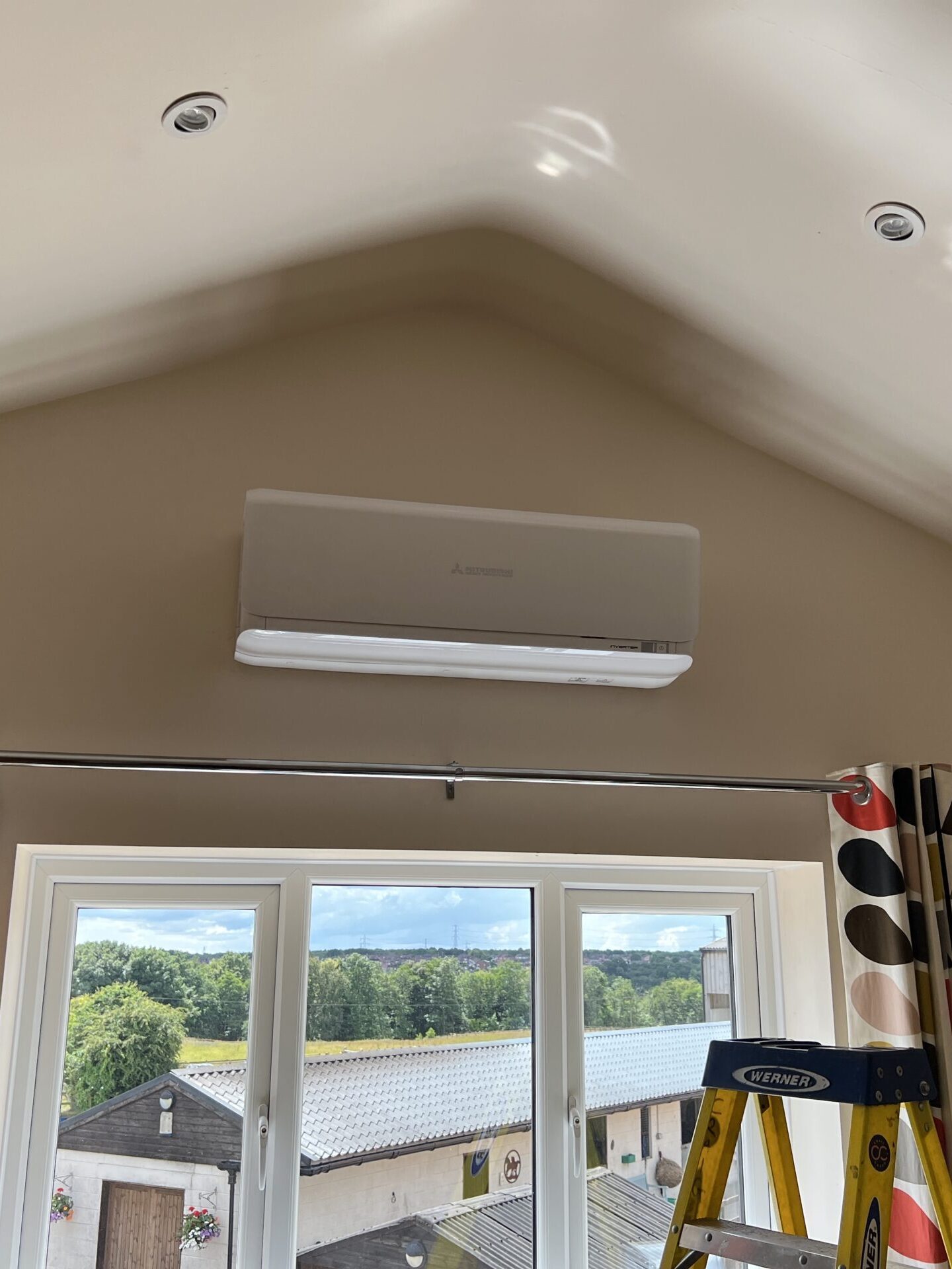 Commercial Airconditioning unit in a ceiling